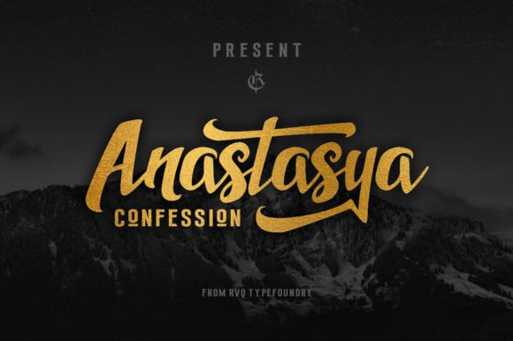 Anastasya Confession: A Vintage-Inspired Typeface for Elegant Brand Identities