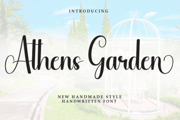 Athens Garden: A Handwritten Font That Elevates Small Business Branding