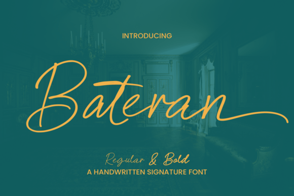 Bateran: A Designer’s Take on This Script Amp Typeface