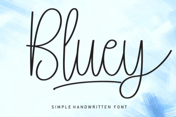 Bluey: A Handwritten Font for Warm, Inviting Editorial Design