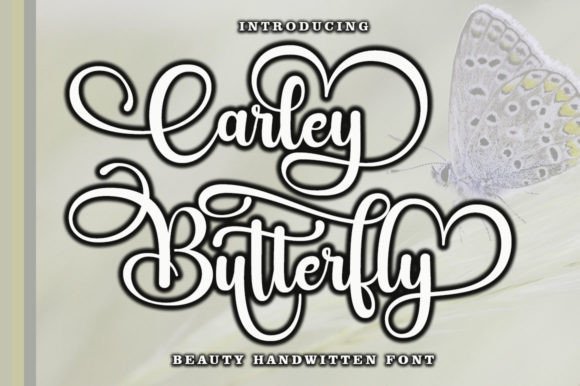 Carley Butterfly: The Handwritten Font That Elevates Digital Branding and Campaign Visuals
