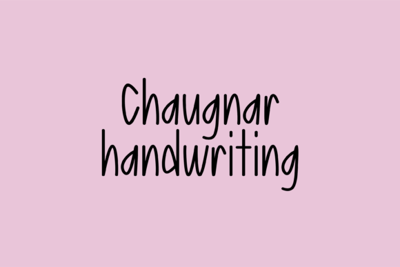 Chaugnar: A Handwritten Font That Brings Warmth to Editorial Design