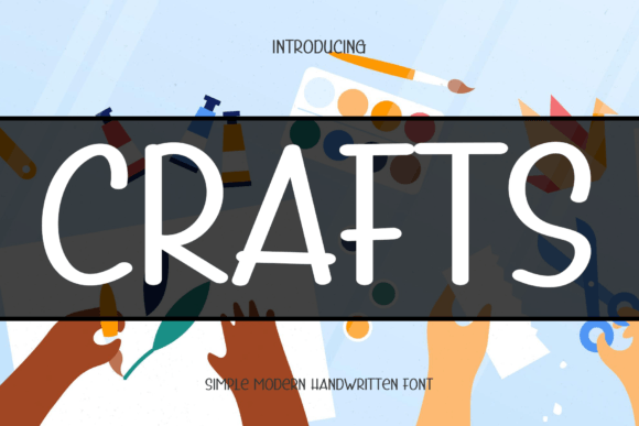 Crafts: A Modern Display Font for Business Branding