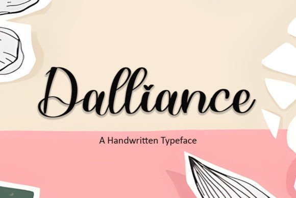 Dalliance: A Handwritten Font That Elevates Your Business Brand