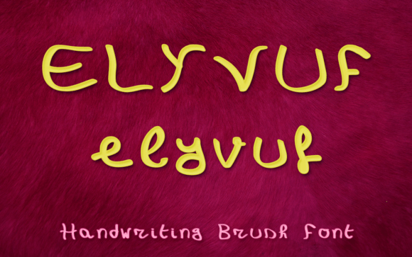 Elyvuf: A Handwritten Brush Font That Brings Personality to Brand Design
