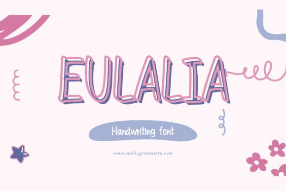 Eulalia: A Playful Handwritten Font for Web Design Projects
