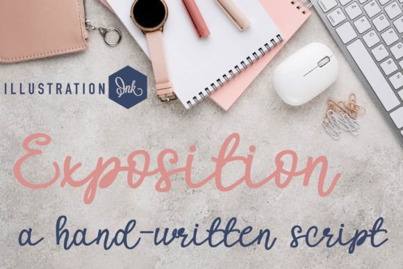 Exposition: A Stylish Script Font for Modern Marketing and Digital Design
