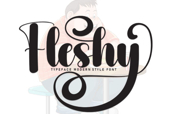 Fleshy: A Sweet Script Font for Editorial Design and Digital Publishing