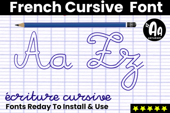 French Cursive Outlined: A Versatile Script Font for Modern Editorial Design