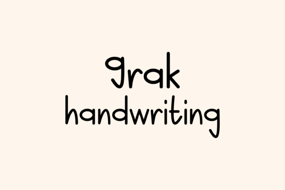 Grak: A Whimsical Handwritten Font for Scroll-Stopping Digital Designs