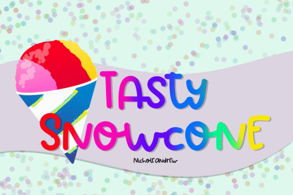 How Tasty Snowcone Font Adds Personality to Campaign Visuals
