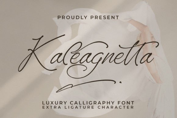 Kaleagnetta: A Luxury Calligraphy Font for High-Impact Campaign Design