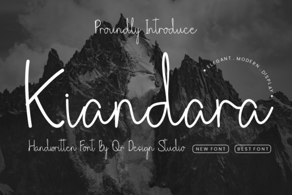 Kiandranaka: A Bold Display Font for Web Designers