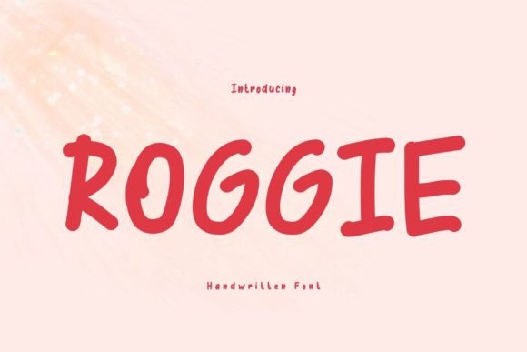 Roggie: A Handwritten Font That Brings Personality to Your Pages