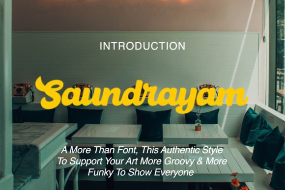Saundrayam: A Retro Script Font That Elevates Web Design