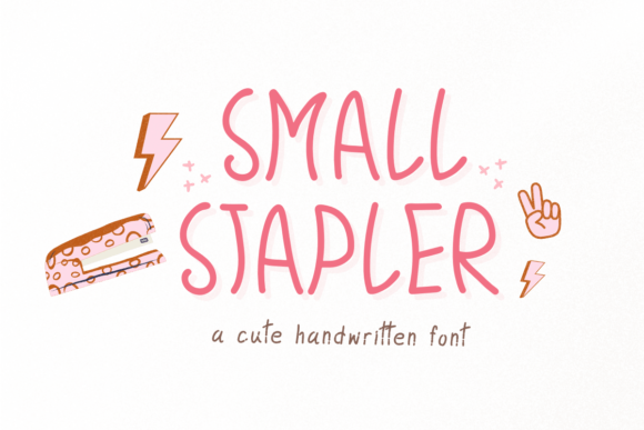 Small Stapler: A Cute Handwritten Font for Charming Brand Identities