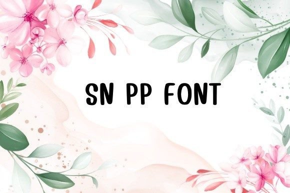 Sn Pp: A Versatile Script Font for Makers and Creative Sellers