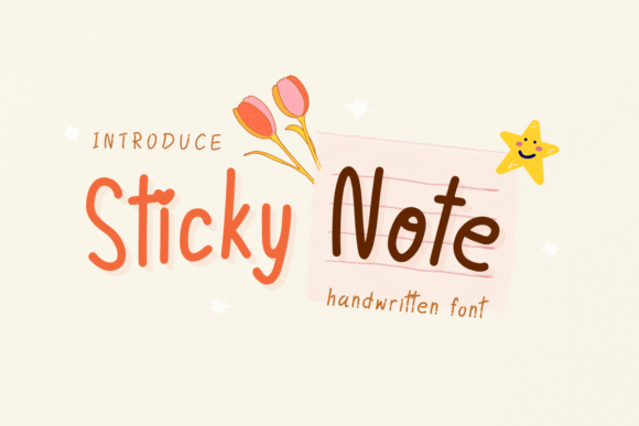 Sticky Note: A Handwritten Font That Brings Warmth to Digital Typography