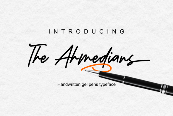 The Ahmedians: A Modern Handwritten Typeface for Editorial Elegance