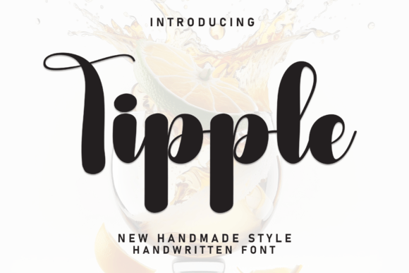 Tipple: A Sweet Handwritten Font for Modern Web Design Projects