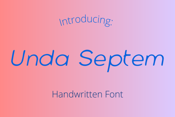 Unda Spetem: The Bold Script Font for High-Impact Digital Marketing