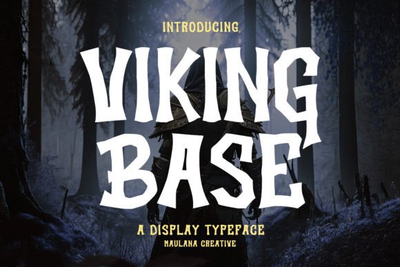 Viking Base: A Bold Display Font for Modern Web and Digital Design
